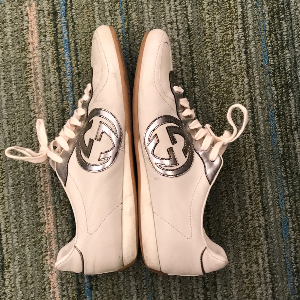 GUCCI white sneakers